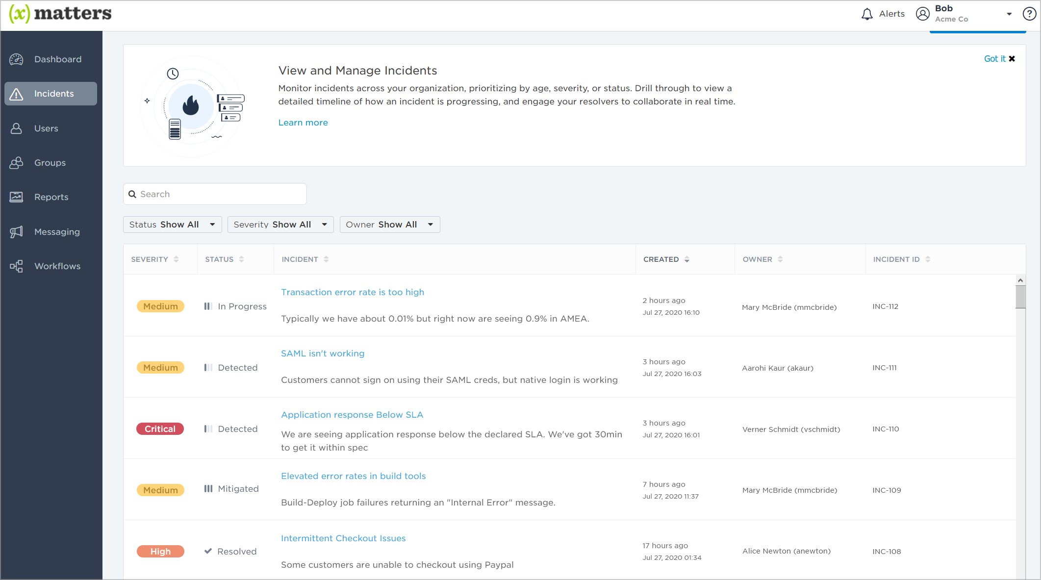 Introducing Adaptive Incident Management XMatters